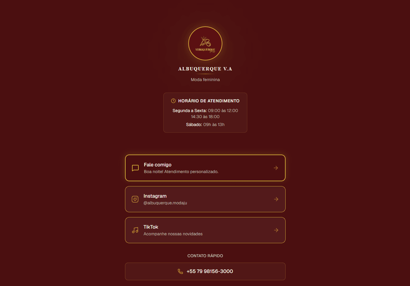 Albuquerque V.A — Moda Feminina